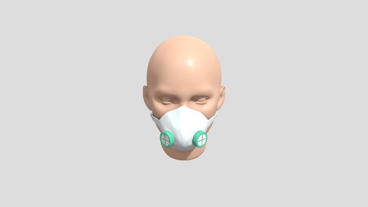 Máscara com exemplo 3D Model