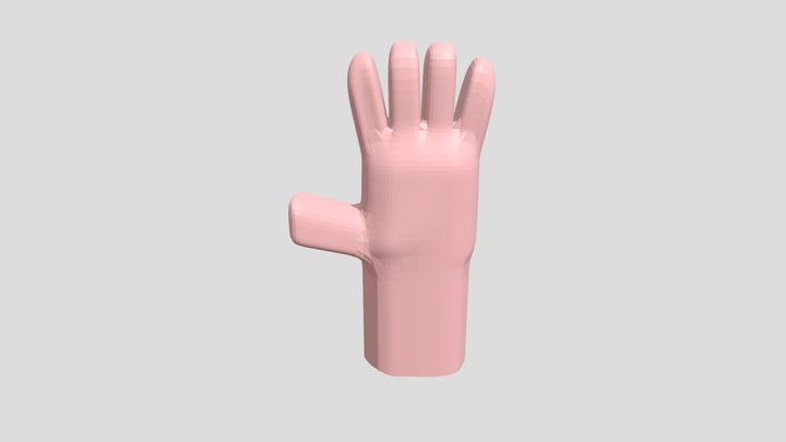 simple hand 3D Model