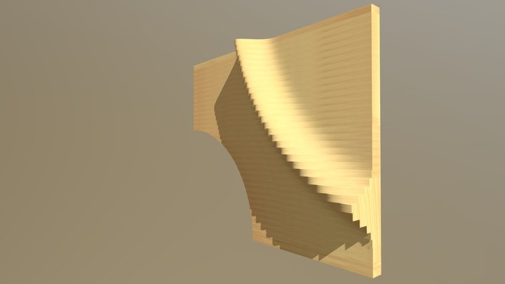 Wavy facade 3D Model