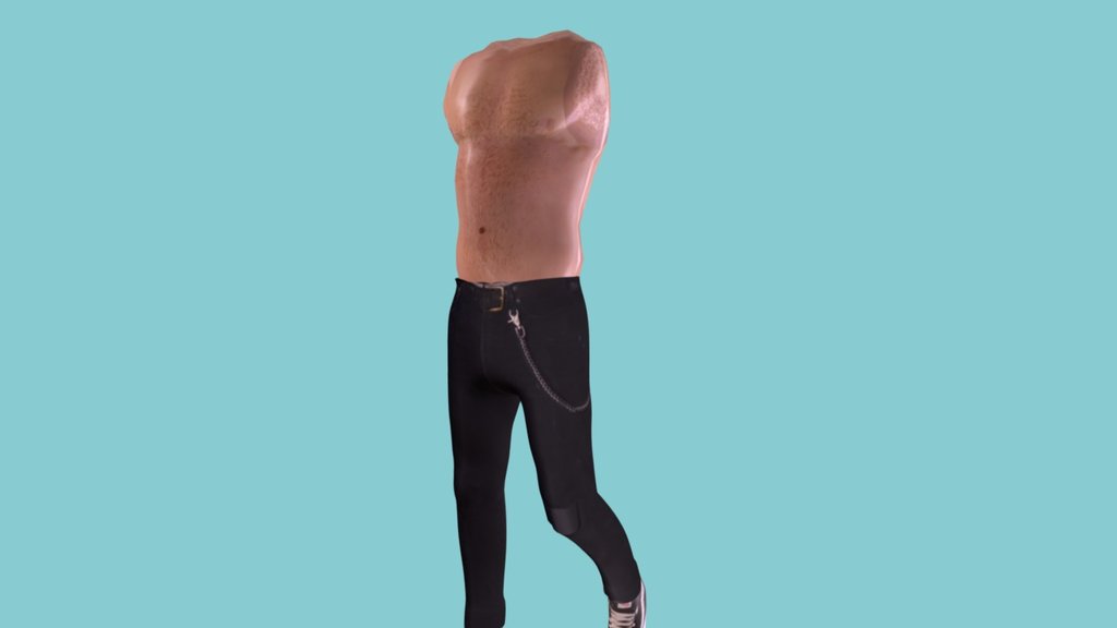 Torso with legs