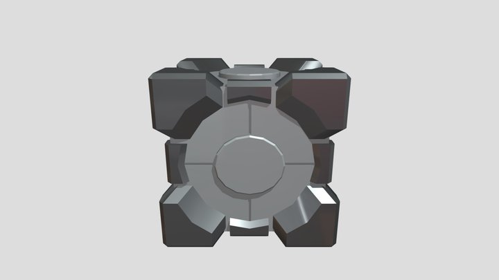 portal cube 3D Model