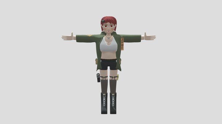 Twitch實況主-大家好我是奶哥(3D模型) 3D Model