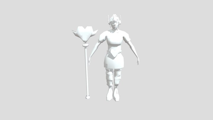 MAGIC GIRL 3D Model