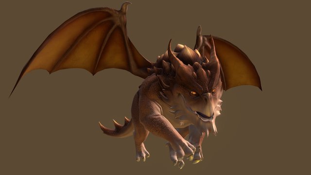 Husky Drake 3D Model