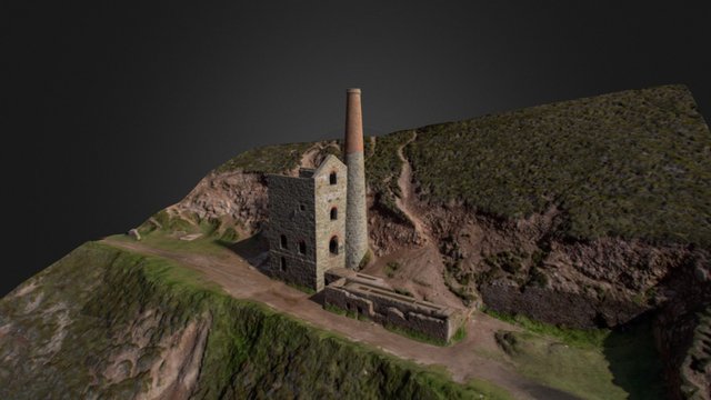 Towanroath Engine House - Wheal Coates 3D Model