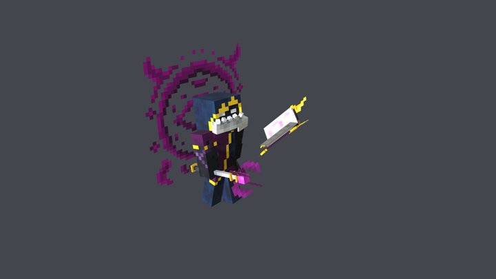 Minecraft Necromancer 3D Model