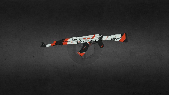 AK-47 | assimov - Cubik Studio 3D Model