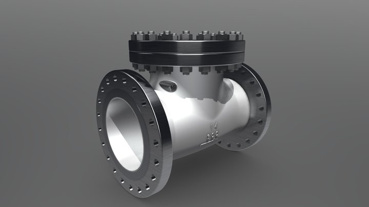 Valve Markings 3D Model