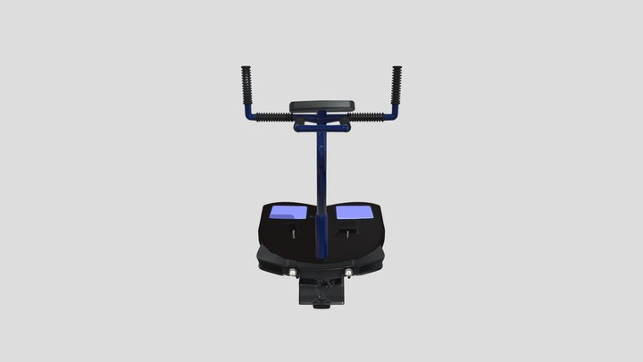Solar scooter 3D Model