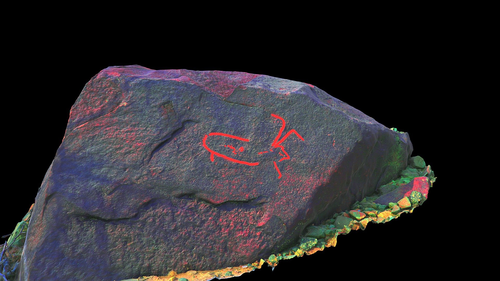 Petroglyph G5, Khatm Al Melaha, Kalba, Sharjah
