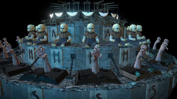 AHS ZOETROPE (Early Initial Concept) 3D Model