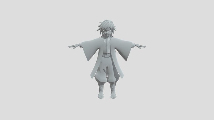 Giyuu NOT MINE 3D Model
