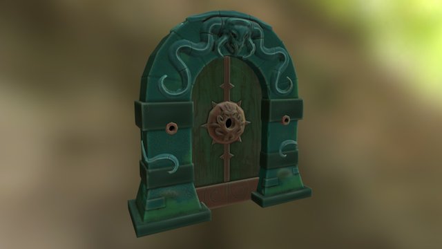 Dungeon gate 3D Model