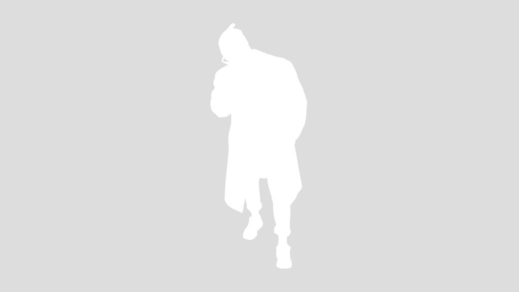 Man In Coat Walking