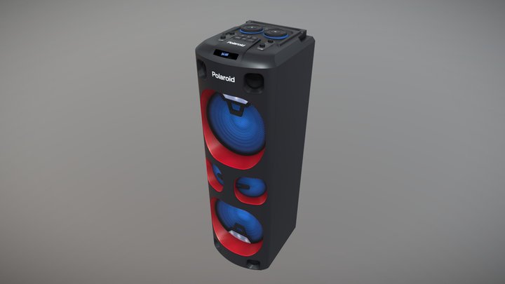 Parlante BT 12 Wireless Party Tower 3D Model