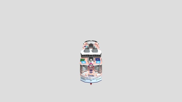 Harmony of the Seas [Low Poly] 3D Model