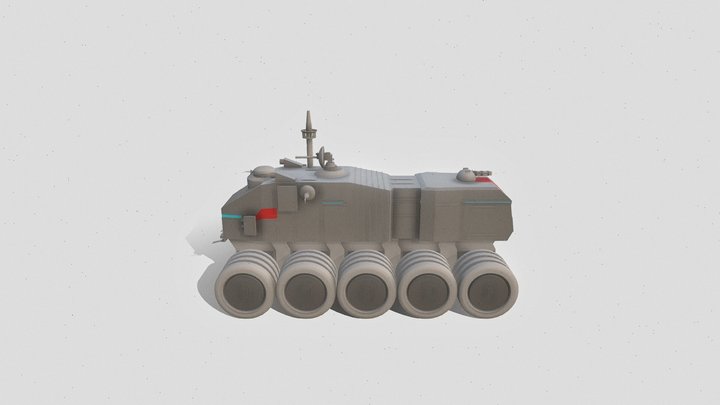 GAV W6 juggernaut turbo tank 3D Model
