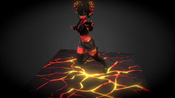 Trevina – Daughter of the Ashes 3D Model