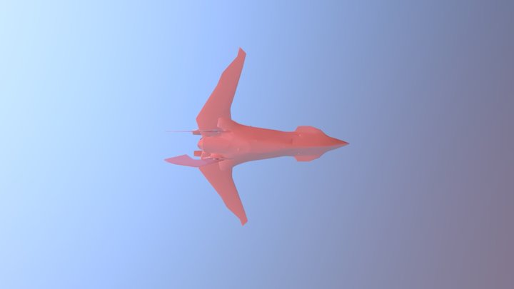 jackal jet from call of duty black ops 3 3D Model