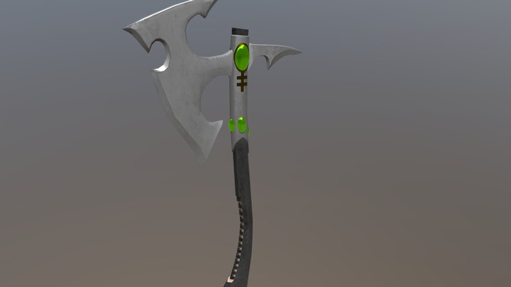 Eldar ghost axe 3D Model