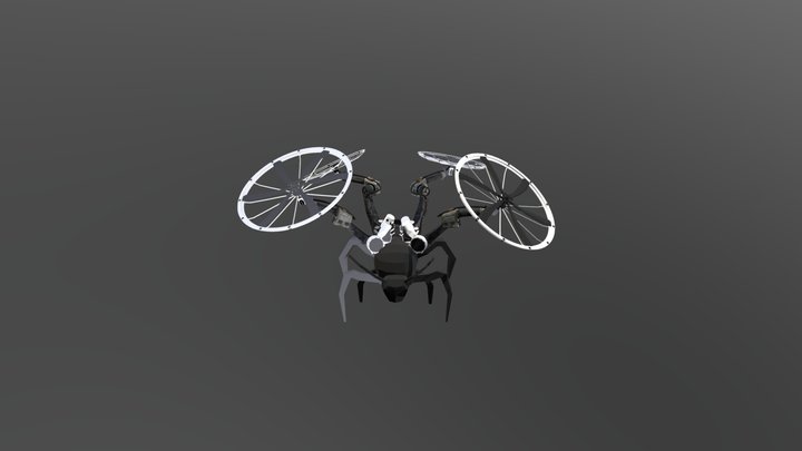Vliegend Insect V43 3D Model