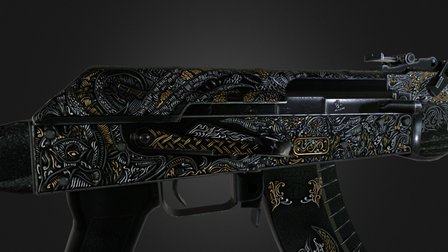 AK-47 | The Dark Brotherhood 3D Model