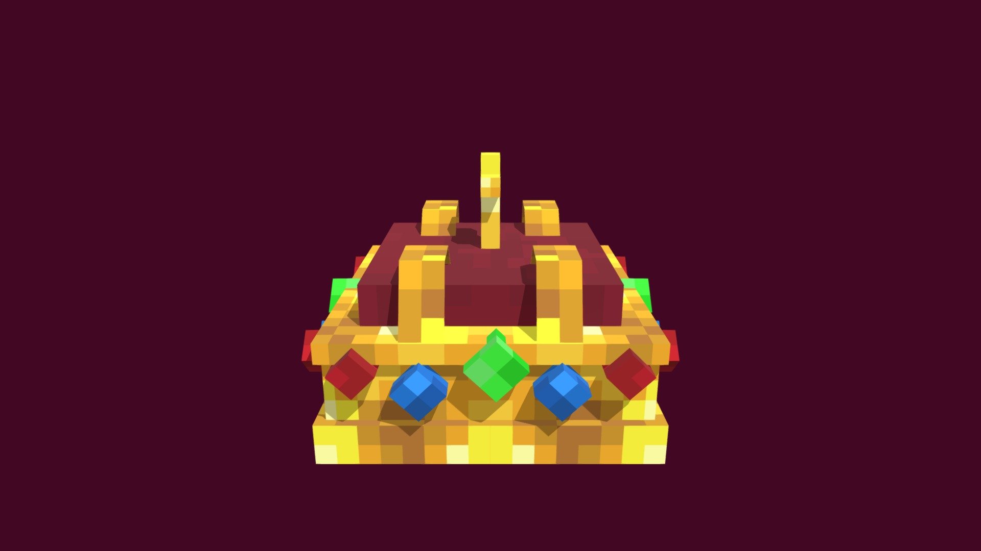 Minecraft king's crown - Download Free 3D model by JanKakan [76eff99 ...