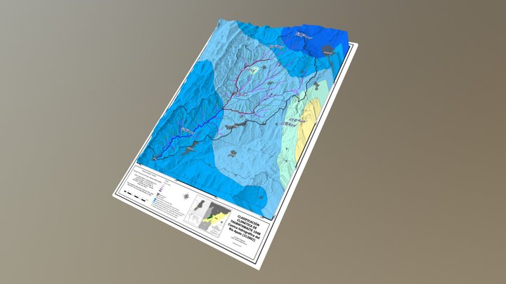 Apulo River Basin - Thornthwaite Classification 3D Model