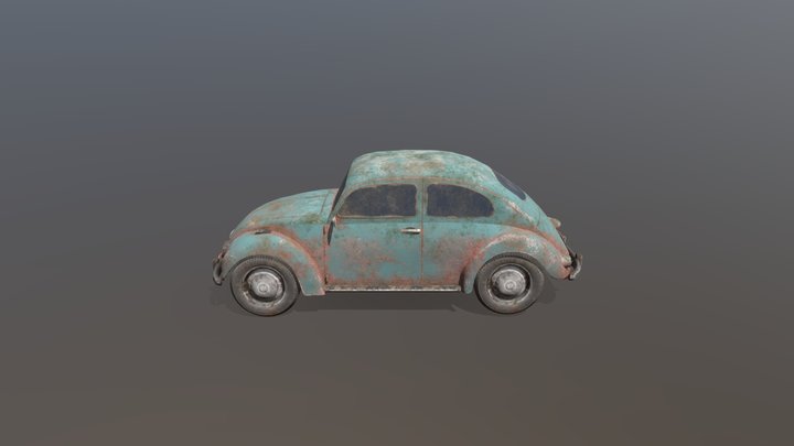 V Wbeetle Low 3D Model
