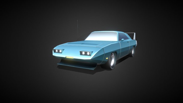 1969 Dodge Charger Daytona 3D Model