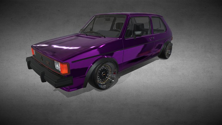 VW golf 3D Model