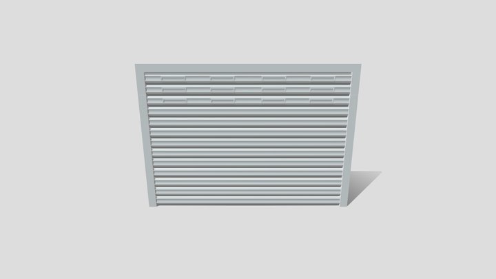 corrugated door 3D Model