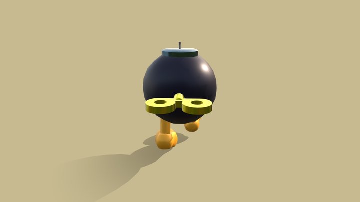 Tiny Bob-omb 3D Model