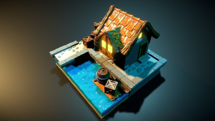 Water Front 3D Model