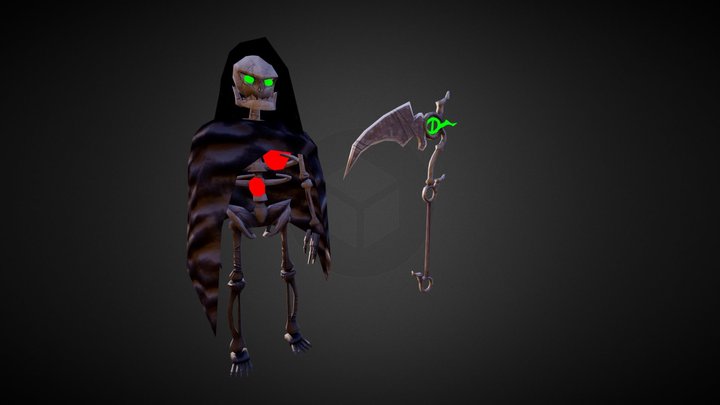 Reaper Skeleton 3D Model