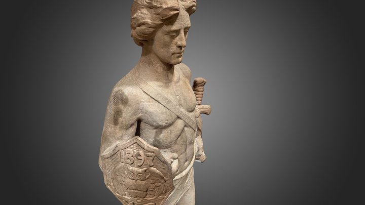 "Youth Bearing His Shield" or "Adolescence" 3D Model