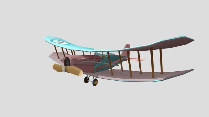 Flying Circus WW1 3D Model