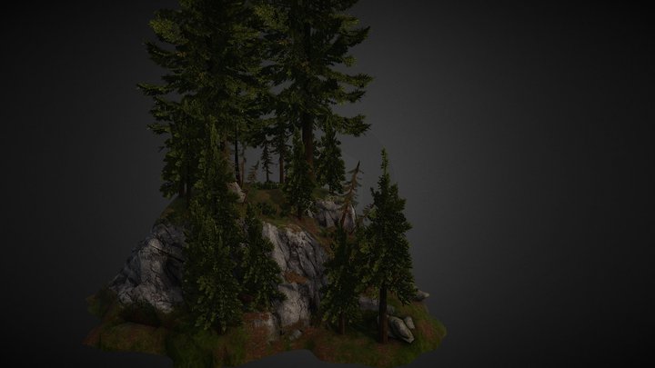 Forest scene 3D Model