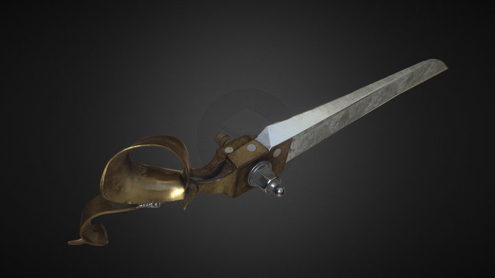 Thug Weapon Dishonored fanart 3D Model