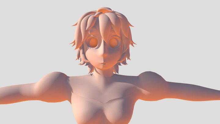 Portfolio hair 3D Model