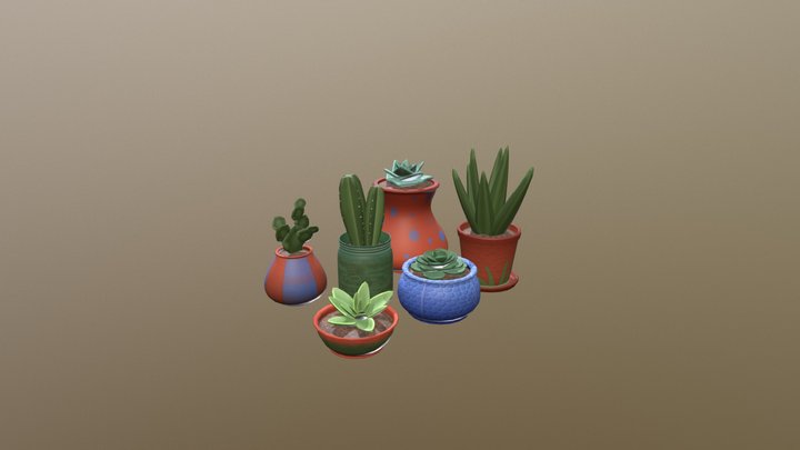 Pots 3D Model