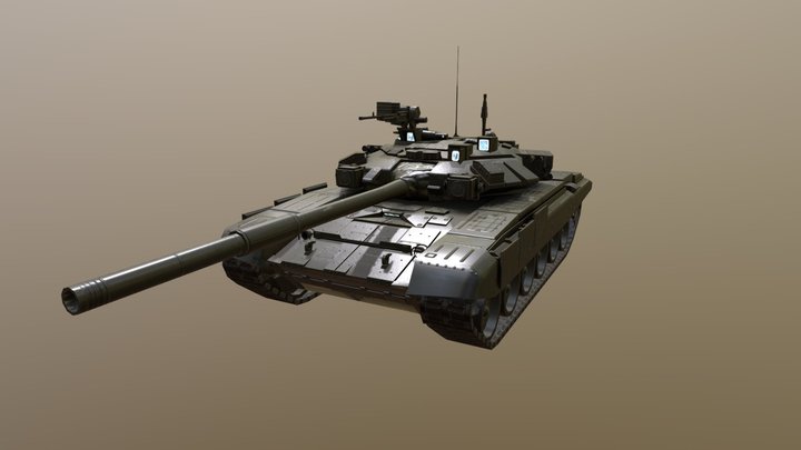 T90 3D Model