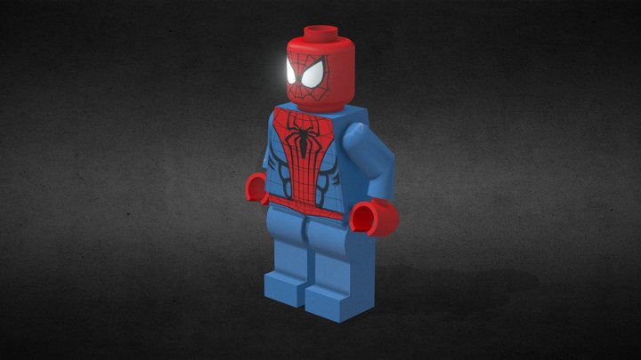 Lego Spiderman 3D Model
