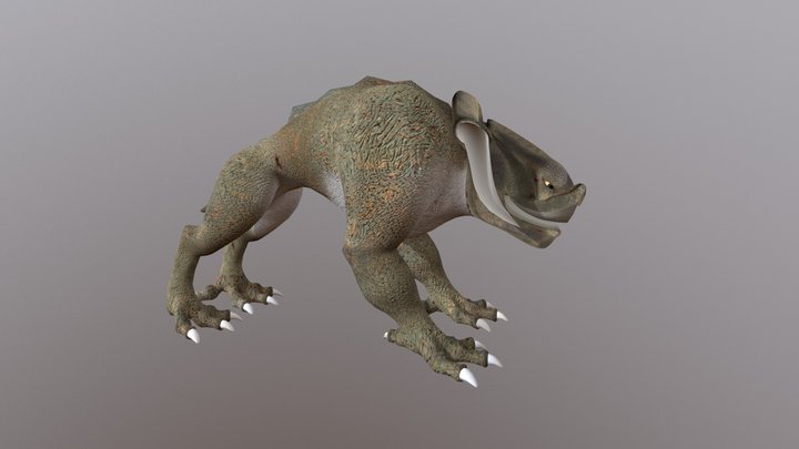 Monster Texturing 3D Model