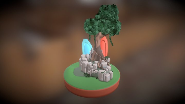 Tree Of The Druids 3D Model