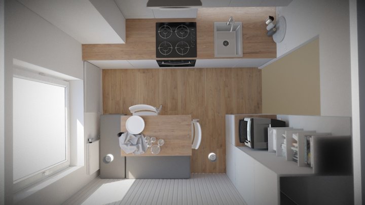 KUL - kitchen interior design 3D Model