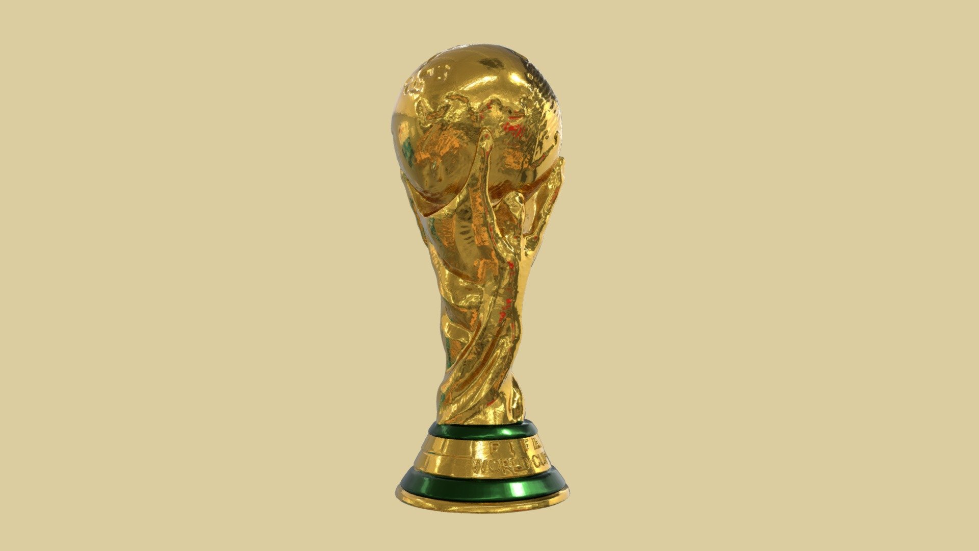 FIFA World Cup Trophy - 2022 - Buy Royalty Free 3D model by Lucca