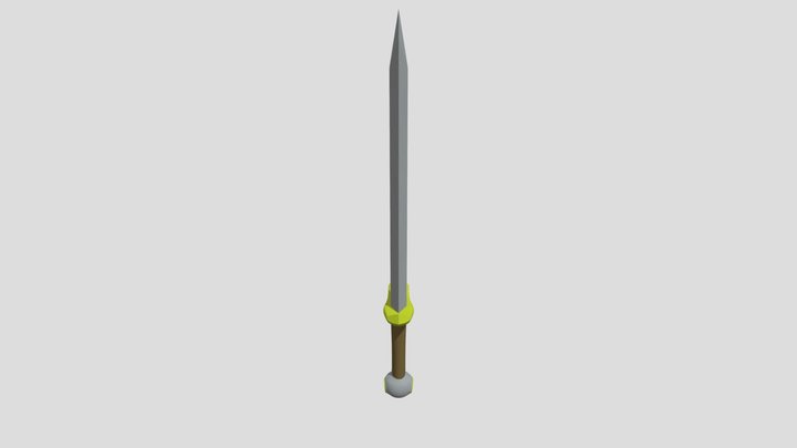 Iron Sword 3D Model