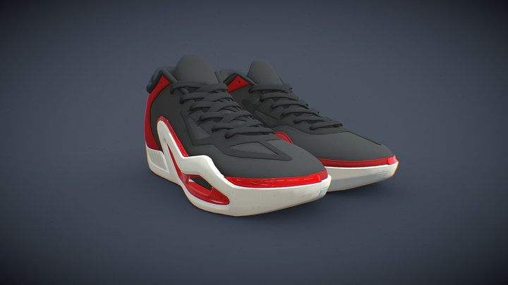 Basketball Shoes ( Jordan Tatum 1 ) 3D Model