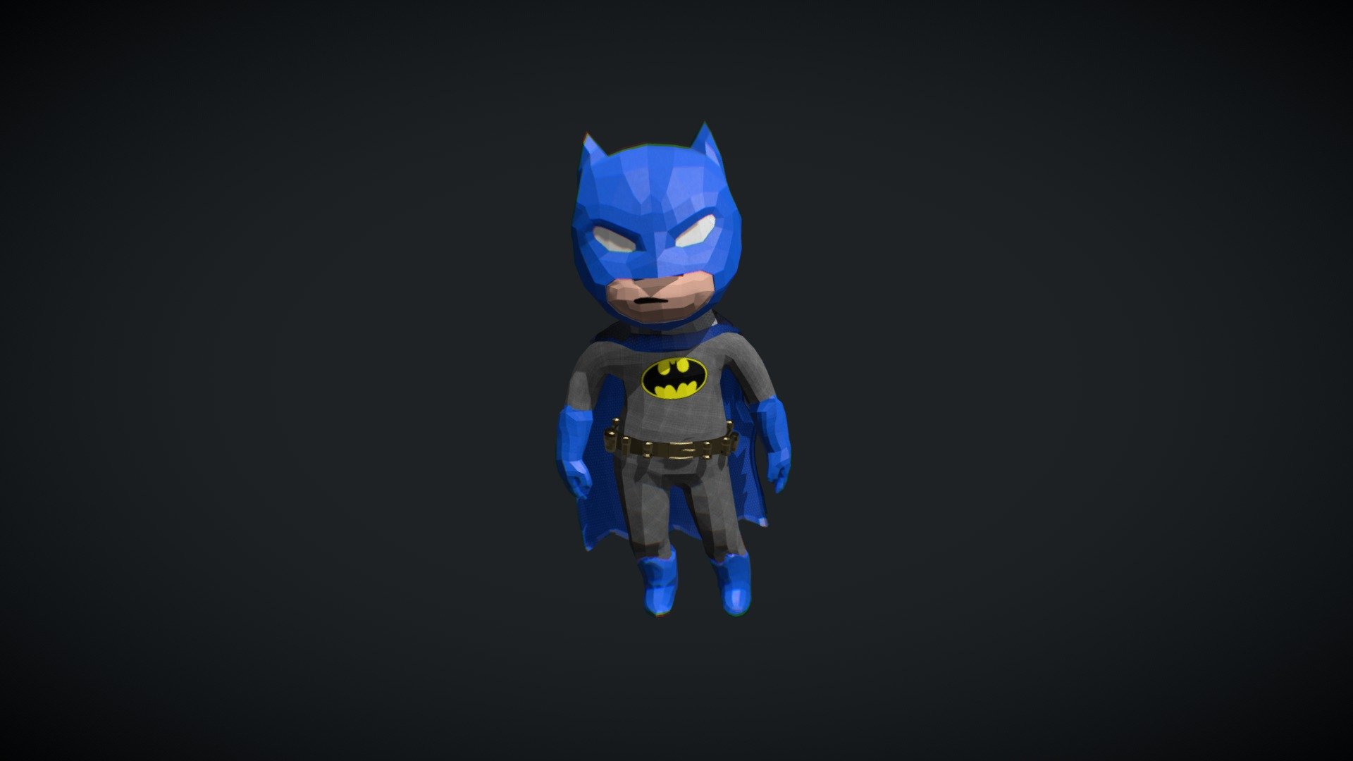 Chibi Batman - Download Free 3D Model By 7thFlare [76fee55] - Sketchfab